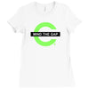 mind the gap kcco keep calm and chive on the chive Ladies Fitted T-Shirt