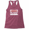 warning my farts Racerback Tank