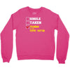 single taken trainin to go super saiyan Crewneck Sweatshirt