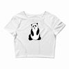 crying panda Crop Top
