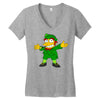 happy saint patrick day simpson Women's V-Neck T-Shirt