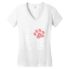 love paw rhinestud Women's V-Neck T-Shirt