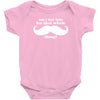 am i too late for that mustache thing Baby Bodysuit