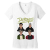 dobre twins Women's V-Neck T-Shirt