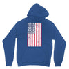 t-rex vintage american flag Unisex Hoodie