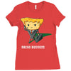 what's in his briefqueso Ladies Fitted T-Shirt