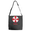 resident evil logo umbrella corporation zombie videogames Adjustable Strap Totes