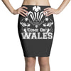 come on wales funny nations rugby Pencil Skirts