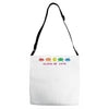 funny retro space invaders 'class of 1978' Adjustable Strap Totes