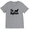 the dogfather english springer spaniel V-Neck Tee