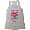 birthday troll daddy Racerback Tank