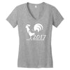 new year of the roosters 2017 Women's V-Neck T-Shirt