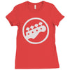 bass guitar rockband Ladies Fitted T-Shirt
