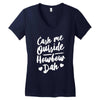cash me outside howbow dah Women's V-Neck T-Shirt