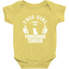 This Girl Loves Yorkshire Terriers Baby Onesie