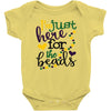 i'm just here for the beads Baby Bodysuit