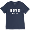 boys with abs V-Neck Tee