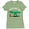 hugasaurus rex Ladies Fitted T-Shirt