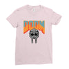 Doom With Mask Ladies Fitted T-Shirt