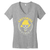 greyskull power company Women's V-Neck T-Shirt
