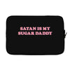 Satan Is My Sugar Daddy Laptop sleeve