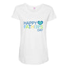happy father day Maternity Scoop Neck T-shirt