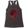 geometric skull Racerback Tank