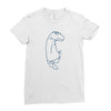 apatosaurus Ladies Fitted T-Shirt