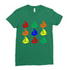 color ful Ladies Fitted T-Shirt