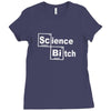science bitch Ladies Fitted T-Shirt