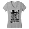 This Guy Is Taken By A Super Sexy November Girlfriend Women's V-Neck T-Shirt