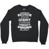 Super Cool Granny Of A Freaking Awesome Granddaughter Crewneck Sweatshirt