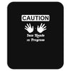 caution! jazz handsfunny jazz dance comic boogie camp trumpet Mousepad