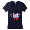 mr. metal Women's V-Neck T-Shirt