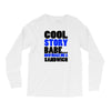 cool story babe white t shirt now make me a sandwich college humor fun Long Sleeve Shirts
