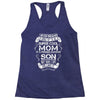 Super Cool Mom Of A Freaking Awesome Son Racerback Tank