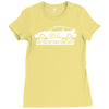 honda crx ed9 ee8 artwork jdm drift dope racing Ladies Fitted T-Shirt