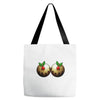 christmas pudding boobs funny Tote Bags