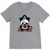 pirate panda V-Neck Tee