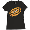 gobble gobble football herren Ladies Fitted T-Shirt