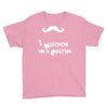 mustache u a question Youth Tee