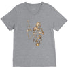 marilyn monroe machine gun gangster 100% cotton V-Neck Tee