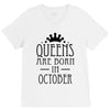 queens are born in october (2) V-Neck Tee