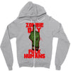 zombie day Zipper Hoodie