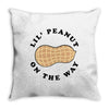 Little Peanut on the Way Throw Pillow