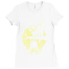 cat and bat halloween Ladies Fitted T-Shirt