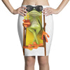 frog funny cocktail Pencil Skirts
