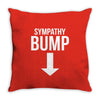 sympathy bump novelty beer belly Throw Pillow