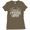 this is what an awesome gardener looks like Ladies Fitted T-Shirt