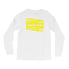 danger danger friend zone funny slogan Long Sleeve Shirts